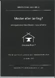 Arkæologiske Skrifter 12. Mester eller lærling?